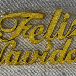 Letrero de Feliz Navidad 