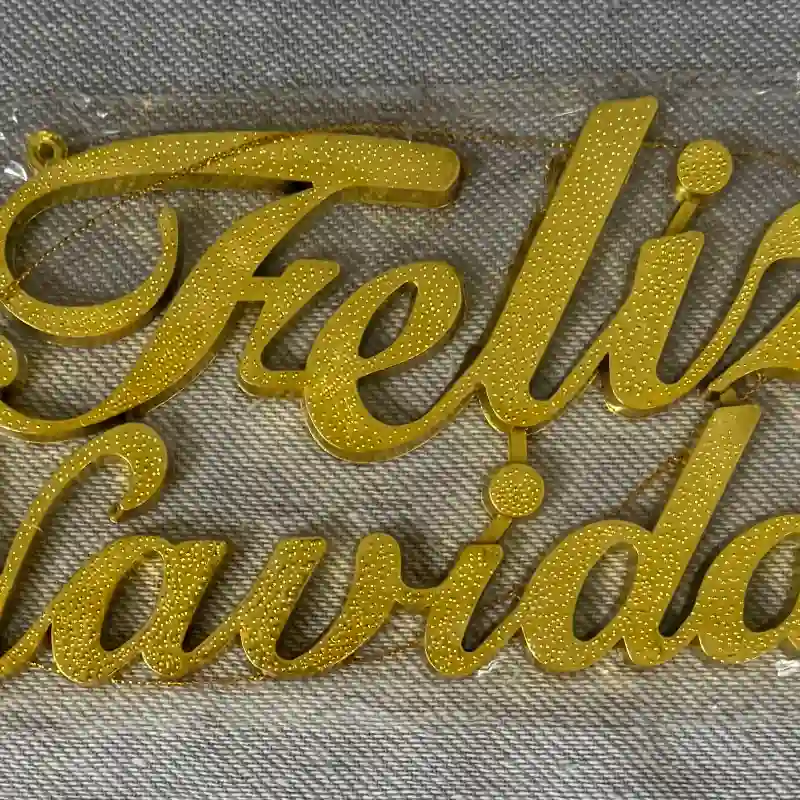 Letrero de Feliz Navidad 