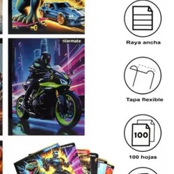 Libretas de rayas  para niños.