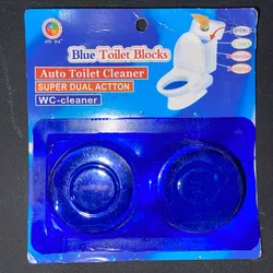 Pastillas Azules para el baño. 