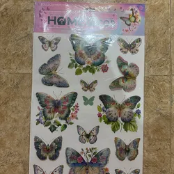 Pegatina decorativa de mariposa 