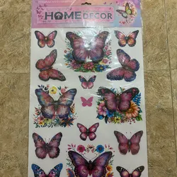 Pegatina decorativa de mariposa 