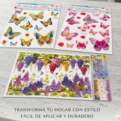 Pegatinas de mariposa