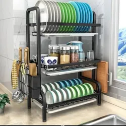 Platero metálico de 3 niveles