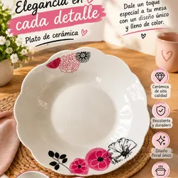 Plato de cerámica