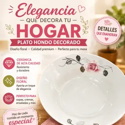 Platos de cerámica 9”