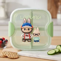 Pote con división y cuchara