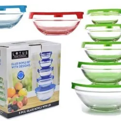 Set de Pozuelos de Cristal 