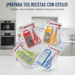 Set de tijera con rallador