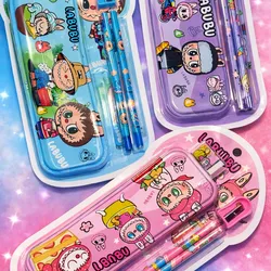 Set escolar con cartuchera de metal. 