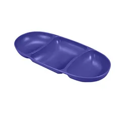 Bol para snacks 3 huecos 