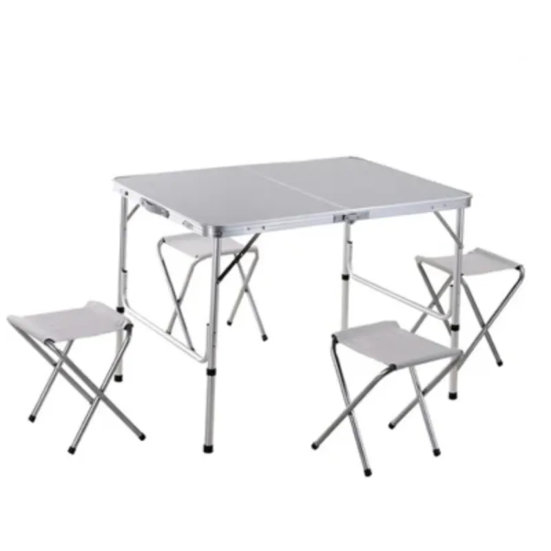 Conjunto de mesa y sillas plegables de camping