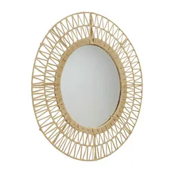 Espejo de pared Seagrass Natural