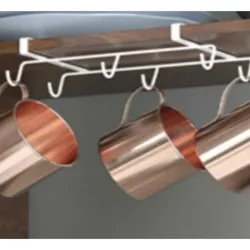 Soporte para tazas cromado