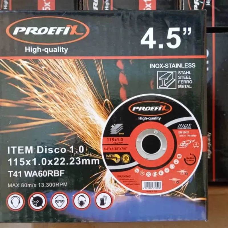 Discos de Corte para metal  4.5" 115mm//Si compra mas de 9UND precio diferenciado