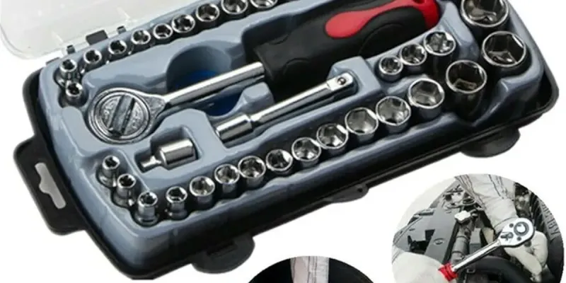 Juego de Llaves de Vaso (Cubos) 40 Piezas -Marca:Diesel Tools  Modelo:ADP25