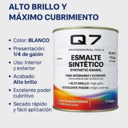 Pintura Esmalte Sintético Color blanco 