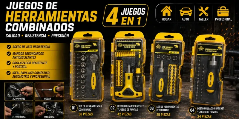 Set de herramientas Combinados 29 Piezas