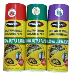 Silicona abrillantadora Ultra rapida Aroma Uva -limon -fresa