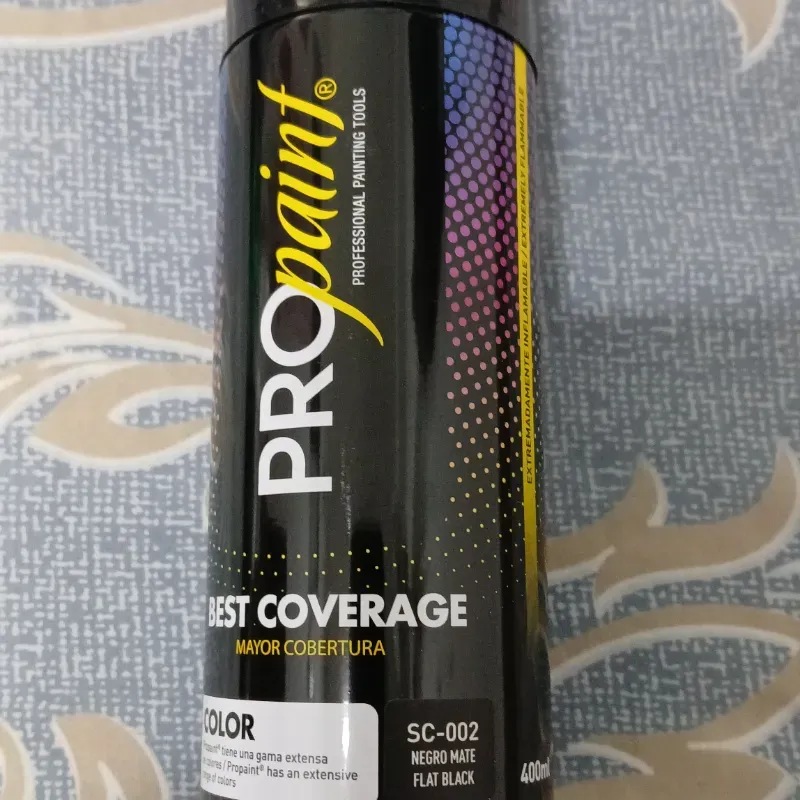 Spray Negro Mate #SC-002