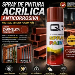 Spray Pintura anticorrosiva Tono oxido rojo