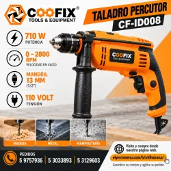TALADRO PERCUTOR COOFIX CF-ID008 – 110 V