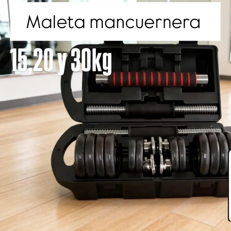 Maleta mancuernera 15kg