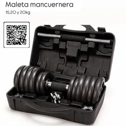 Maleta mancuernera 15kg