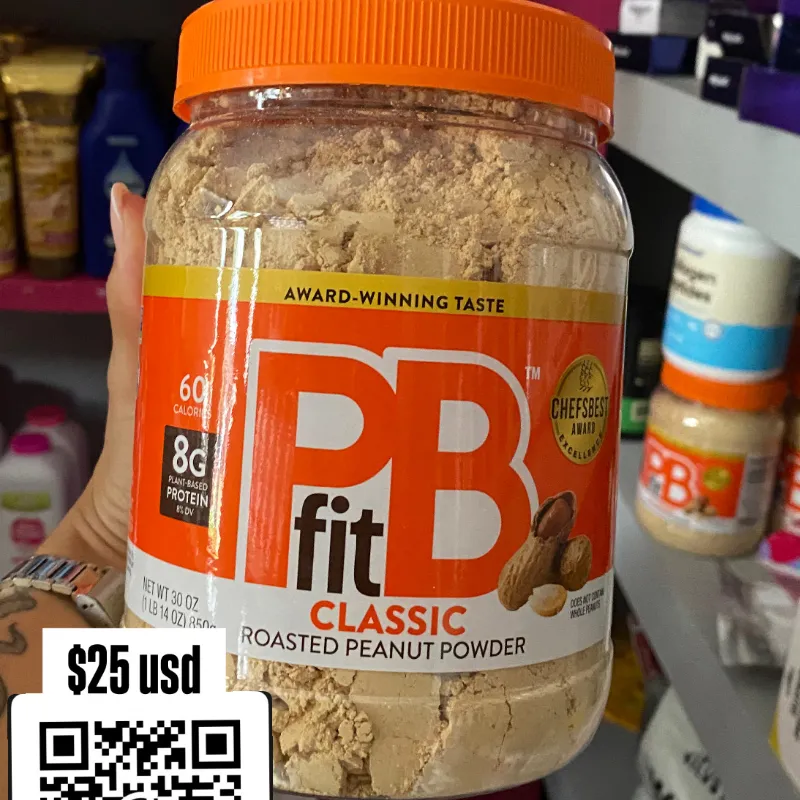 Mantequilla de maní en polvo