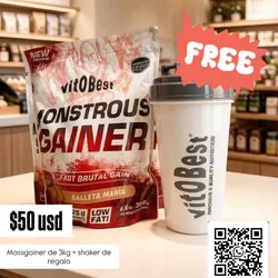 MONSTROUS GAINER 3kg + Shaker