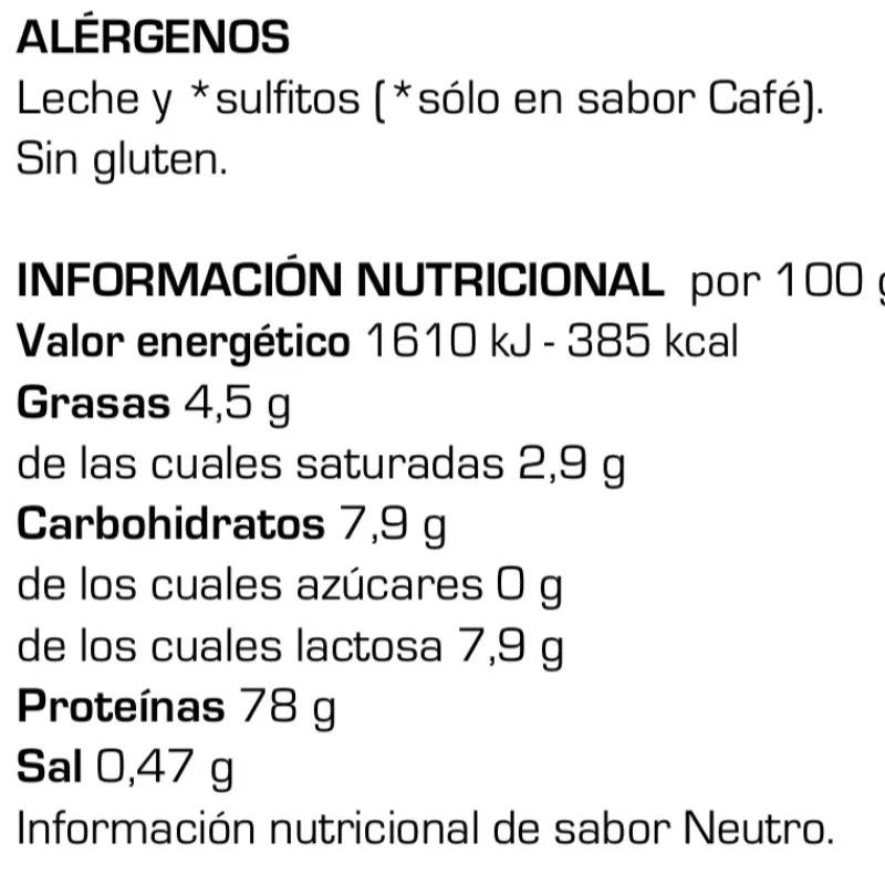 WHEY PROTEIN 1 y 2kg