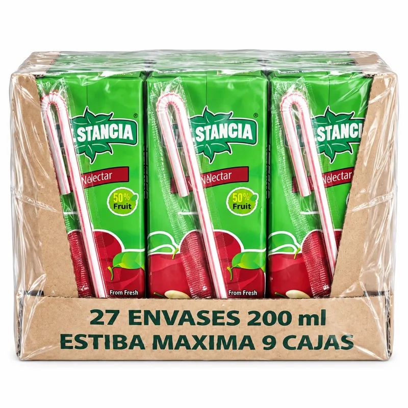 1/2 caja de jugo de manzana