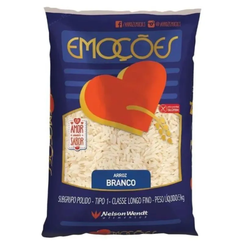 Arroz blanco brasileño 