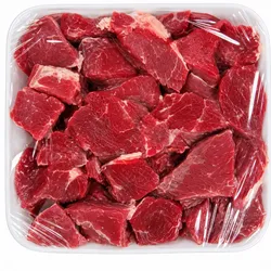 Carne de res troceada — bandeja de 1.5 lb
