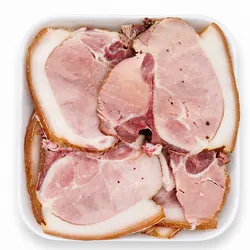 Chuletas ahumadas con hueso — bandeja de 1.5 lb