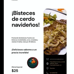Bisteces de cerdo encebollados 