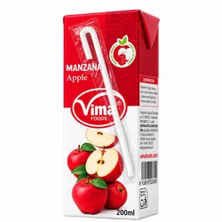 Néctar de manzana Vima — caja de 30 × 200 ml