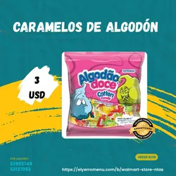 Caramelos de algodón 