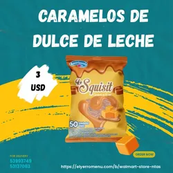Caramelos de Dulce de Leche 50