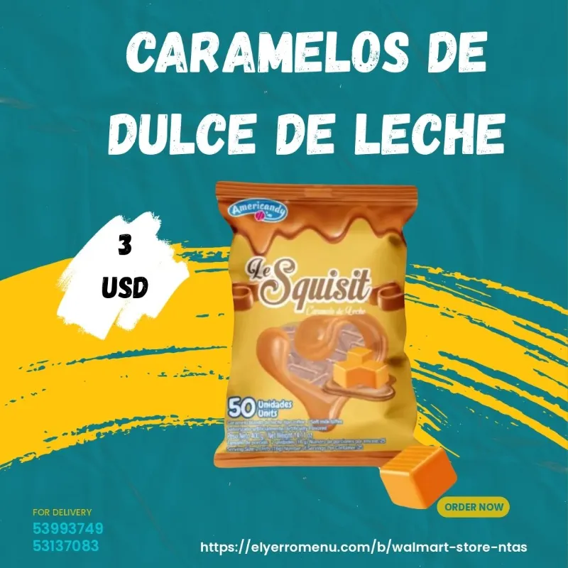 Caramelos de Dulce de Leche 50
