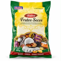 Caramelos surtidos con frutos secos
