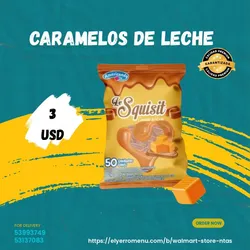 Caramelos de leche 
