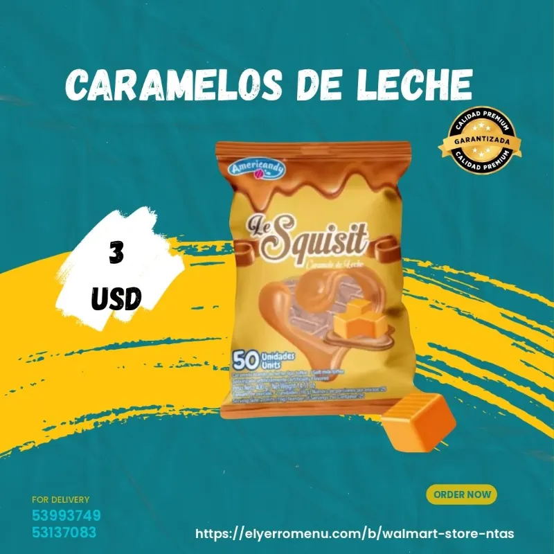 Caramelos de leche 