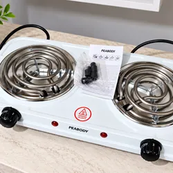 Cocina eléctrica de doble hornilla