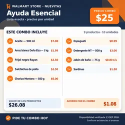 Combo Ayuda Esencial — $25