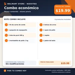 Combo económico