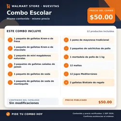 Combo Escolar