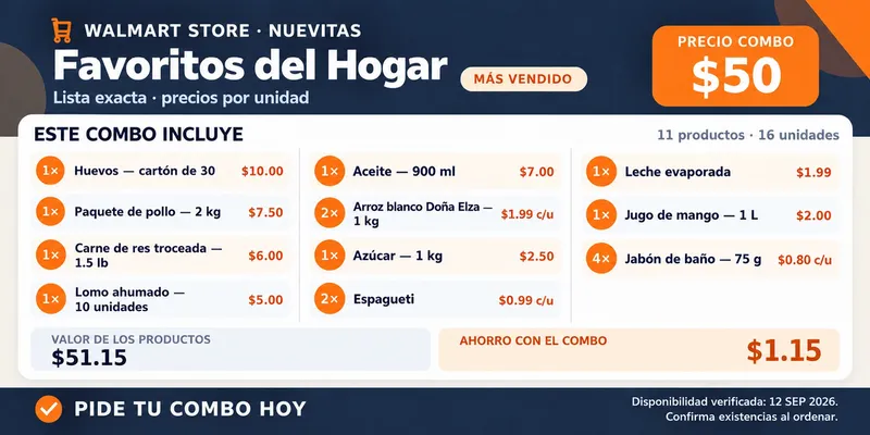 Combo Favoritos del Hogar — $50
