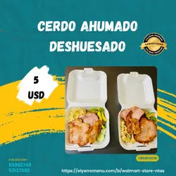 Completa de cerdo ahumado deshuesado 