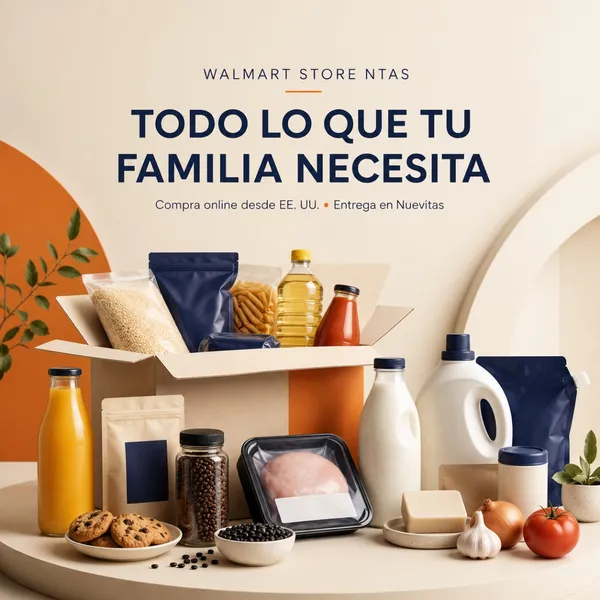 🛒 TODO LO QUE TU FAMILIA NECESITA EN NUEVITAS
Compra desde Estados Unidos alimentos, cárnicos, granos, bebidas, confituras, productos de aseo y combos preparados para tu familia en Cuba.
🚚 Entrega totalmente gratis en Nuevitas.
📍 Otros municipios: costo adicional según la zona.
⭐ 5.0/5 basado en 37 reseñas.
🛡️ Si algún producto llega en mal estado, lo reemplazamos sin costo.
🎁 Regalo especial en compras desde $150 USD.
📲 Atención directa por WhatsApp.
¿CÓMO COMPRAR?
1️⃣ Elige los productos y arma tu pedido.
2️⃣ Envía el pedido por WhatsApp.
3️⃣ Coordinamos la entrega y tu familia lo recibe.
¿No encuentras el combo ideal? Escríbenos y lo preparamos a tu medida.
❤️ Walmart Store Ntas
Tú estás lejos. Nosotros estamos cerca.